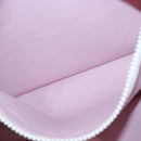 CHANEL Tote Bag Canvas Pink Silver CC Auth 158837-23