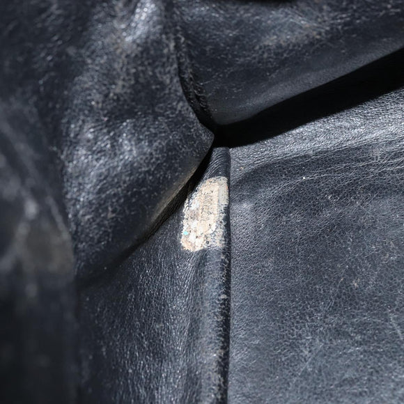 CHANEL Matelasse 34 Chain Shoulder Bag Coated Canvas Black Gold CC Auth 158838