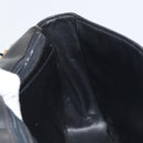 CHANEL Matelasse 30 Chain Shoulder Bag Enamel Black Gold CC Auth 158839-19