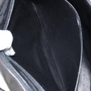 CHANEL Matelasse 30 Chain Shoulder Bag Enamel Black Gold CC Auth 158839-23