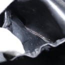 CHANEL Bicolore Vanity Hand Bag Leather Black Gold CC Auth 158841-21