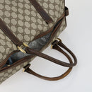 GUCCI GG Supreme Sherry Line Hand Bag PVC 2 Set Beige Navy Auth 158846-5