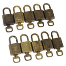 LOUIS VUITTON Padlock 10 Set Padlock metal Gold LV Auth 158848-1