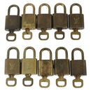 LOUIS VUITTON Padlock 10 Set Padlock metal Gold LV Auth 158848-2