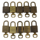 LOUIS VUITTON Padlock 10 Set Padlock metal Gold LV Auth 158848-3