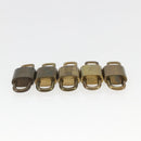 LOUIS VUITTON Padlock 10 Set Padlock metal Gold LV Auth 158848-7
