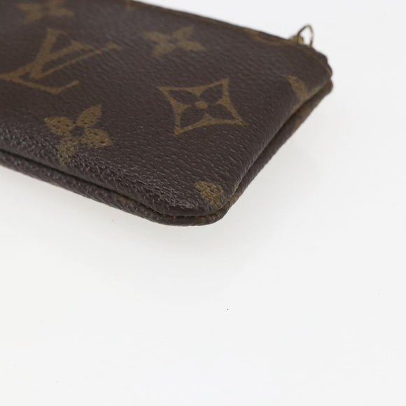 LOUIS VUITTON Monogram Pochette Cles Coin Purse M60033 LV Auth 158851