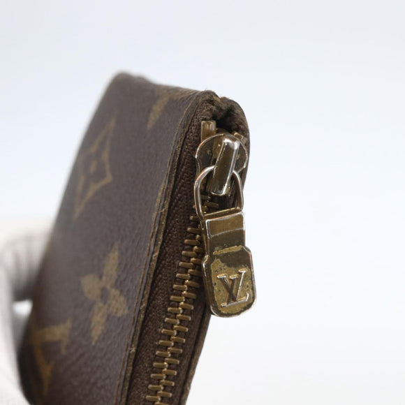 LOUIS VUITTON Monogram Pochette Cles Coin Purse M60033 LV Auth 158851