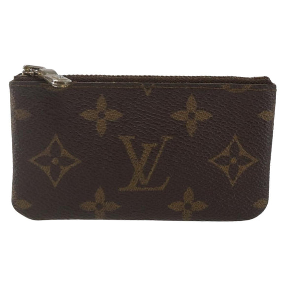 LOUIS VUITTON Monogram Pochette Cles Coin Purse M60033 LV Auth 158851