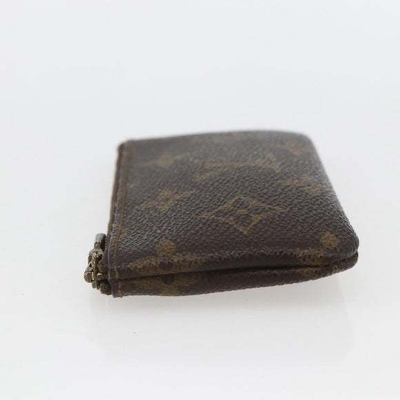 LOUIS VUITTON Monogram Pochette Cles Coin Purse M60033 LV Auth 158851