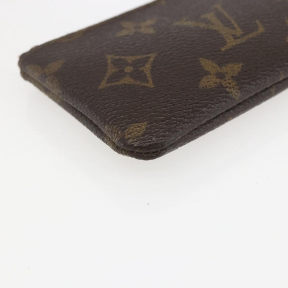 LOUIS VUITTON Monogram Pochette Cles Coin Purse M60033 LV Auth 158851