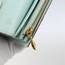 LOUIS VUITTON Multicolor Portefeuille Sarah Wallet White M93532 Auth 158855-9