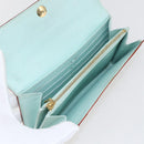 LOUIS VUITTON Multicolor Portefeuille Sarah Wallet White M93532 Auth 158855-8