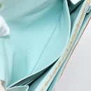 LOUIS VUITTON Multicolor Portefeuille Sarah Wallet White M93532 Auth 158855-18