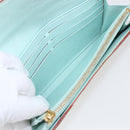 LOUIS VUITTON Multicolor Portefeuille Sarah Wallet White M93532 Auth 158855-10