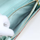 LOUIS VUITTON Multicolor Portefeuille Sarah Wallet White M93532 Auth 158855-11