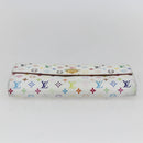 LOUIS VUITTON Multicolor Portefeuille Sarah Wallet White M93532 Auth 158855-6