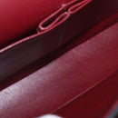 CHANEL Matelasse 25 Double Flap Chain Bag Lamb Skin Navy Gold CC Auth 158857SM-9