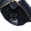 CHANEL Chain Matelasse Shoulder Bag Lamb Skin Black Gold CC Auth 158859V-21