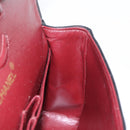 CHANEL Chain Double Flap Matelasse 23 Bag Lamb Skin Black Gold CC Auth 158862SM-30