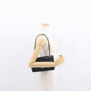 CHANEL Chain Double Flap Matelasse 23 Bag Lamb Skin Black Gold CC Auth 158862SM-35