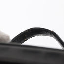 CHANEL Bicolore Vanity Hand Bag Lamb Skin Black Gold CC Auth 158864-8