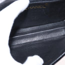 CHANEL Matelasse Chain Camelia Shoulder Bag Velor Black Gold CC Auth 158865V-21
