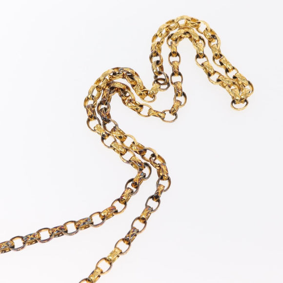 CHANEL Matelasse Chain Camelia Shoulder Bag Velor Black Gold CC Auth 158865V