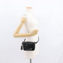 CHANEL Matelasse Waist bag Patent leather Black Gold CC Auth 158866SAV-23