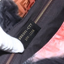 FENDI Zucchino Canvas Mamma Baguette Shoulder Bag Red Gold Auth 158873SM-21