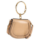 Chloe Nile Hand Bag Enamel 2way Beige Gold Auth 158874V-1