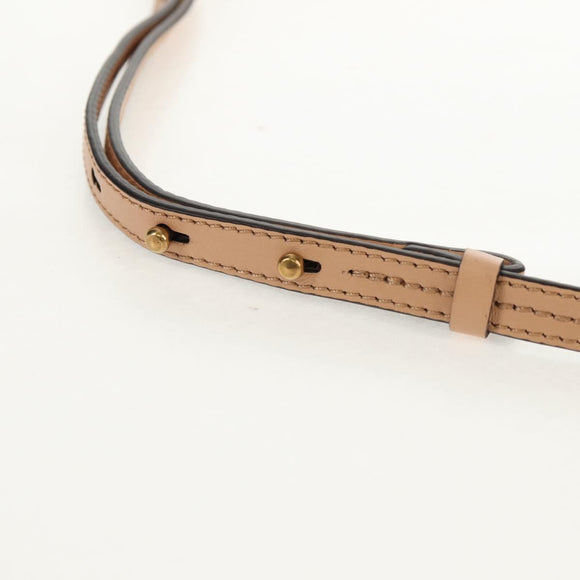 Chloe Nile Hand Bag Enamel 2way Beige Gold Auth 158874V