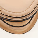 Chloe Nile Hand Bag Enamel 2way Beige Gold Auth 158874V-17