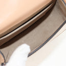 Chloe Nile Hand Bag Enamel 2way Beige Gold Auth 158874V-21