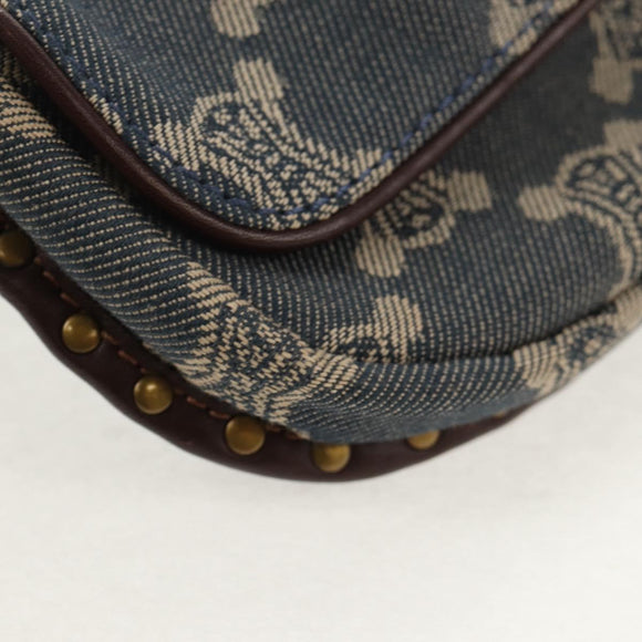 CELINE Paris Macadam Canvas Waist bag Blue Auth 158875V