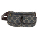 CELINE Paris Macadam Canvas Waist bag Blue Auth 158875V-2