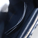 Christian Dior Trotter Canvas Saddle Waist bag Navy Gold Auth 158879SAM-19