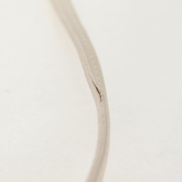 Christian Dior Trotter Romantic Shoulder Bag PVC White Silver Auth 158881V