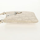 Christian Dior Trotter Romantic Shoulder Bag PVC White Silver Auth 158881V-4