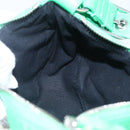 BALENCIAGA Luca Goal XS Shoulder Bag Leather Green Silver 671309 Auth 158884SAM-18