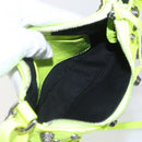 BALENCIAGA Luca Goal Mini Bag Leather Green Silver 695814 Auth 158885SAM-18