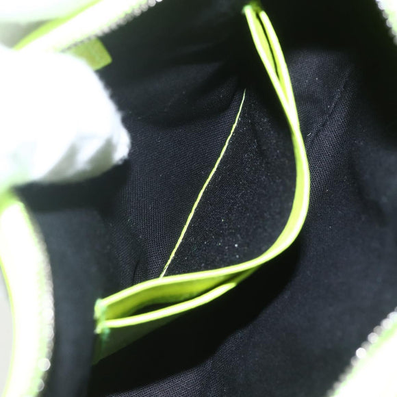 BALENCIAGA Luca Goal Mini Bag Leather Green Silver 695814 Auth 158885SAM