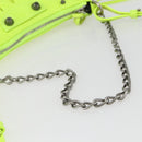 BALENCIAGA Luca Goal Mini Bag Leather Green Silver 695814 Auth 158885SAM-7