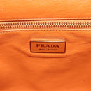 PRADA Chain Shoulder Bag Raffia Beige Gold Auth 158888SAV-20