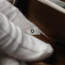 PRADA Baiadera Shoulder Bag Leather Brown Silver Auth 158889SAV-11