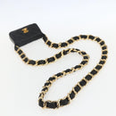 CHANEL Chain Mini Matelasse 11 Shoulder Bag Lamb Skin Black CC Auth 158892SM-7