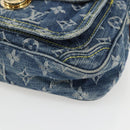 LOUIS VUITTON Monogram Denim Bum Bag Body Bag Blue M95347 LV Auth 158895SV-14