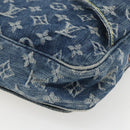LOUIS VUITTON Monogram Denim Bum Bag Body Bag Blue M95347 LV Auth 158895SV-16