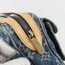 LOUIS VUITTON Monogram Denim Bum Bag Body Bag Blue M95347 LV Auth 158895SV-9