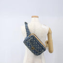 LOUIS VUITTON Monogram Denim Bum Bag Body Bag Blue M95347 LV Auth 158895SV-24